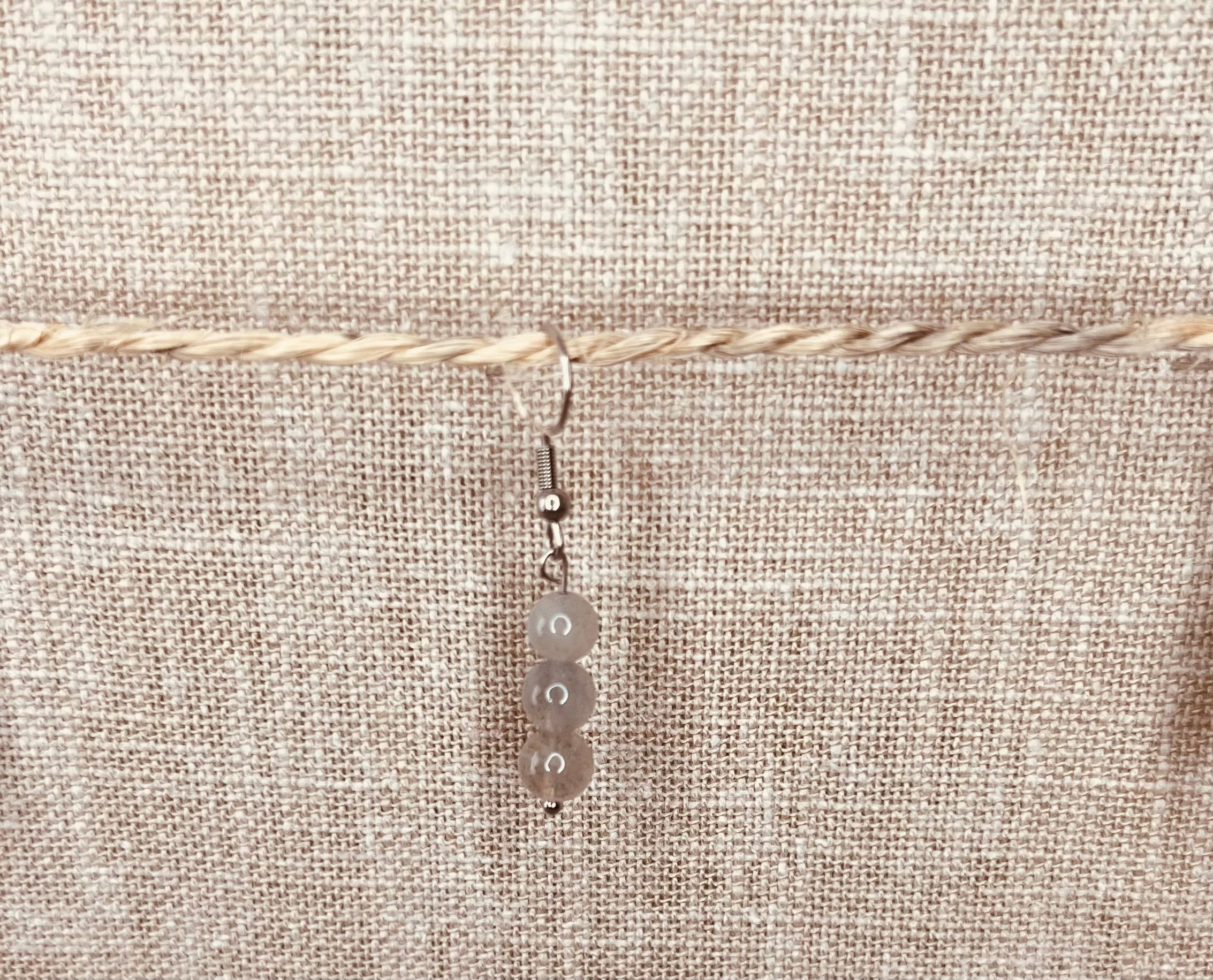 BOUCLE D'OREILLES LABRADORITE